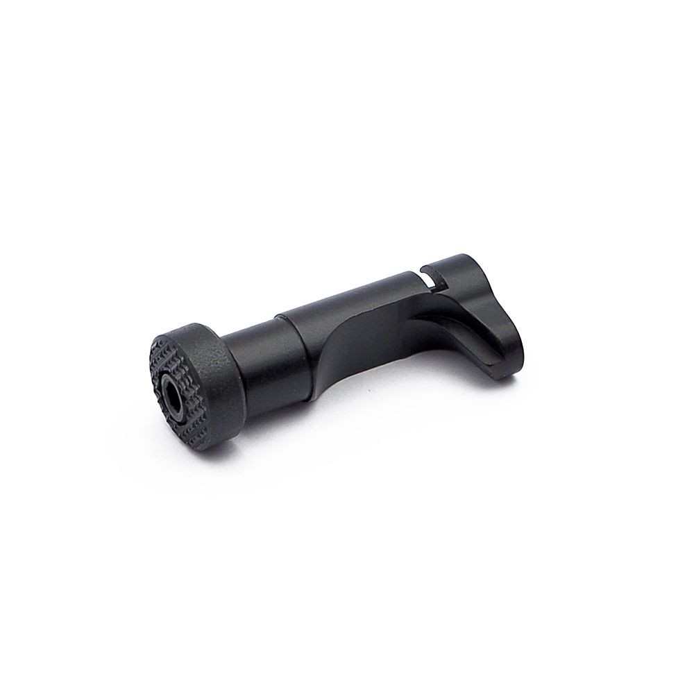 Eemann Tech Magazine Catch with Extended Button for 1911, Color: Silver