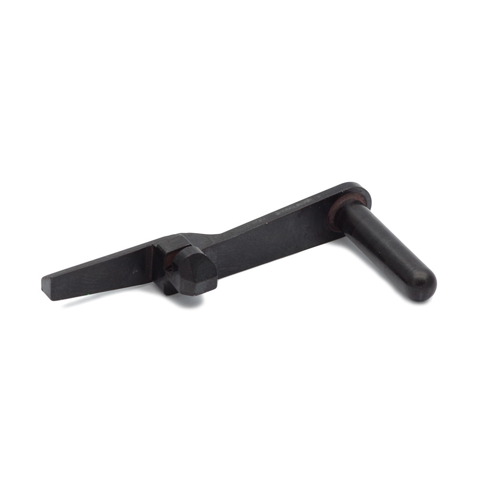 Eemann Tech Extended Slide Stop for 1911, Color: Silver - Image 2