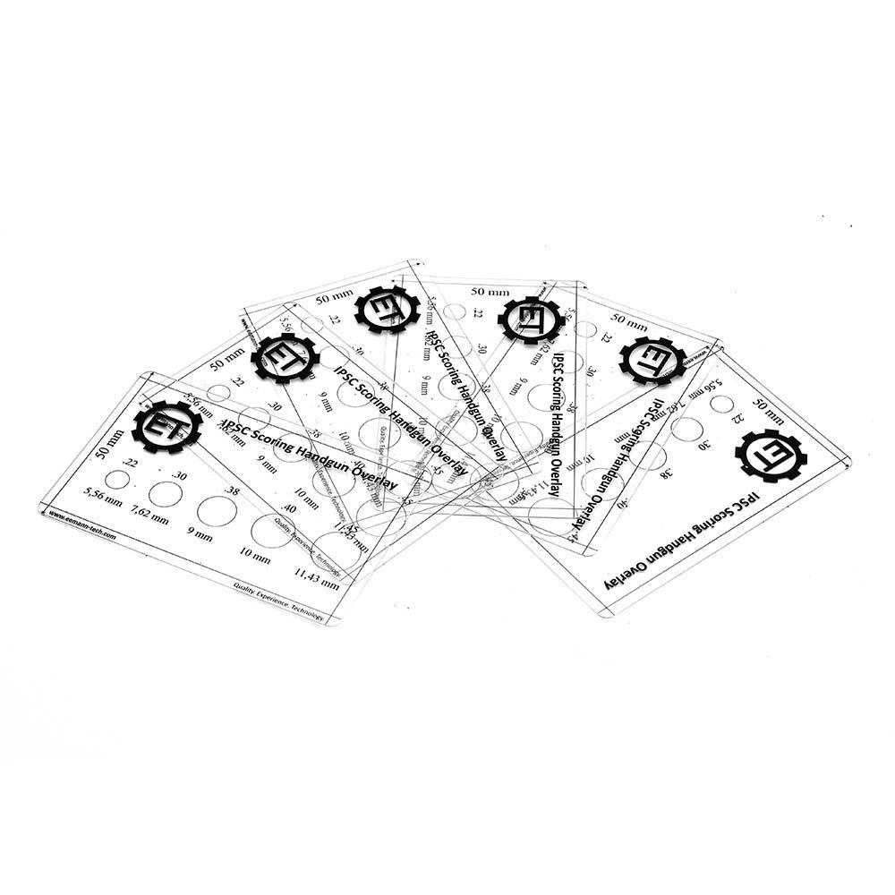 Eemann Tech IPSC Scoring Handgun Overlay - Image 2