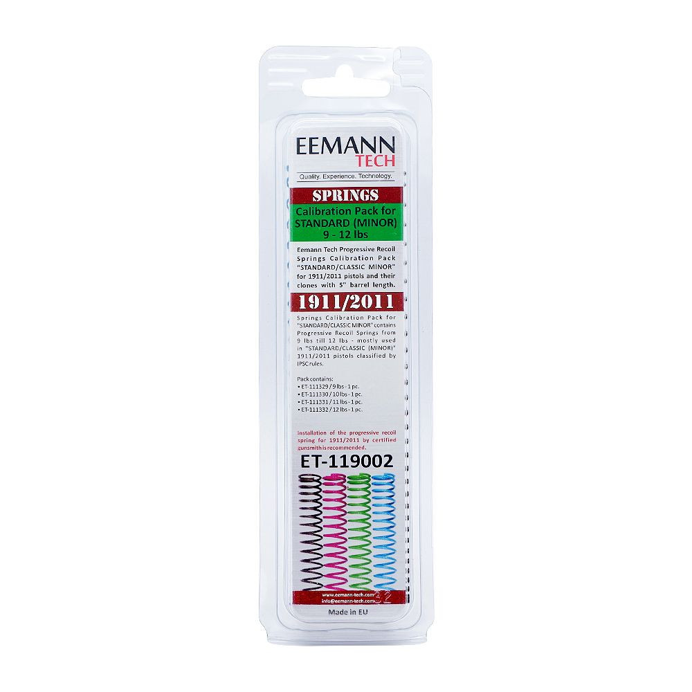 Eemann Tech Recoil Springs Calibration Pack STANDARD CLASSIC MINOR for 1911/2011 - Image 2