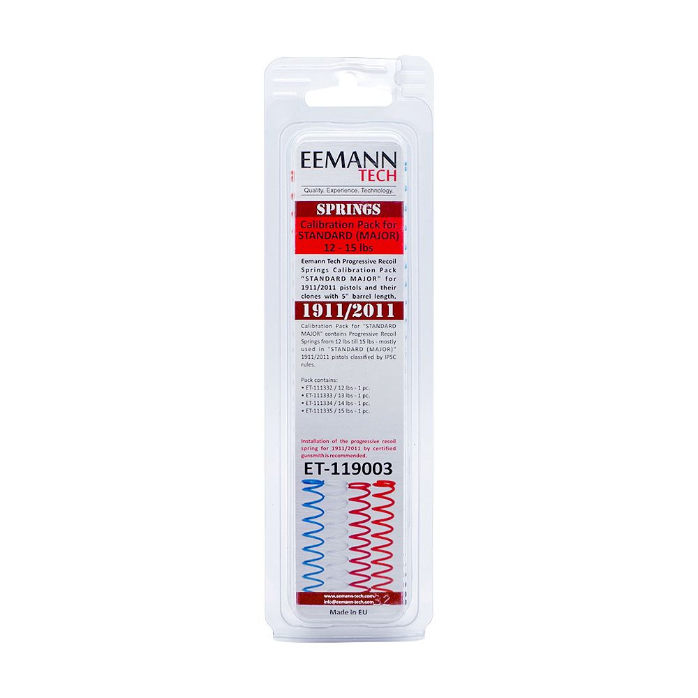 Eemann Tech Recoil Springs Calibration Pack STANDARD MAJOR for 1911/2011 - Image 2