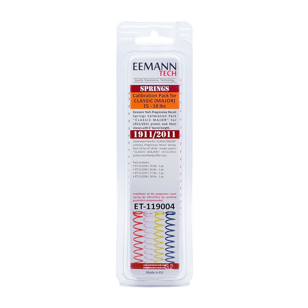Eemann Tech Recoil Springs Calibration Pack CLASSIC MAJOR for 1911/2011 - Image 2