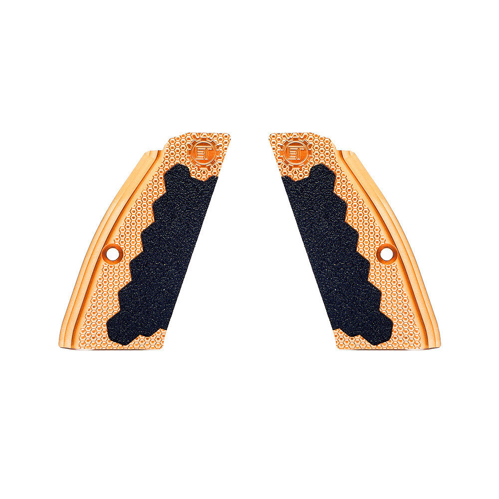 Eemann Tech Brass Short Grips for CZ 75, CZ 75 TS, CZ SHADOW 2, size: XL