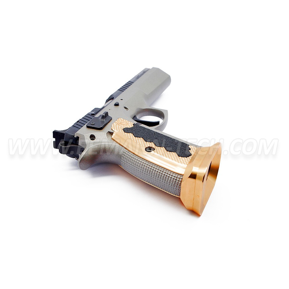Eemann Tech Brass Short Grips for CZ 75, CZ 75 TS, CZ SHADOW 2, size: M - Image 3