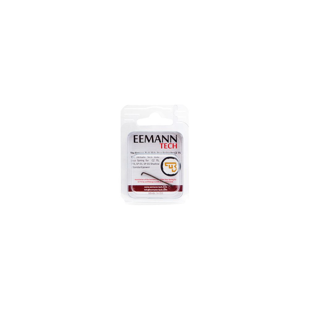 Eemann Tech Slide Stop Spring for CZ 75
Using the following data as context:
Categories: Parts & components, Parts > Springs
Tags: Eemann Tech - Image 2