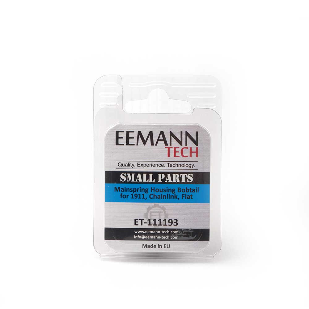 Eemann Tech Mainspring Housing Bobtail for 1911, Chainlink, Flat - Image 2