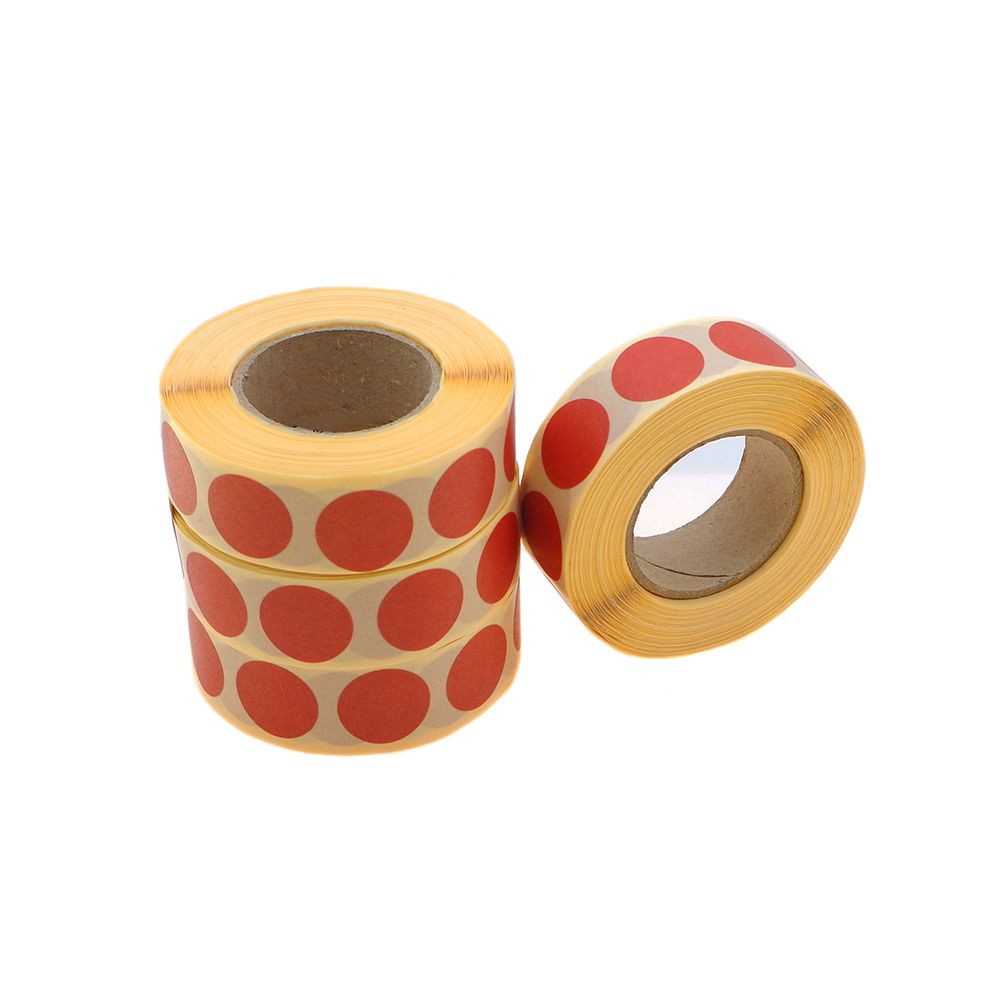 Eemann Tech Target Patches - RED - 20mm x 1000pcs. - Image 2