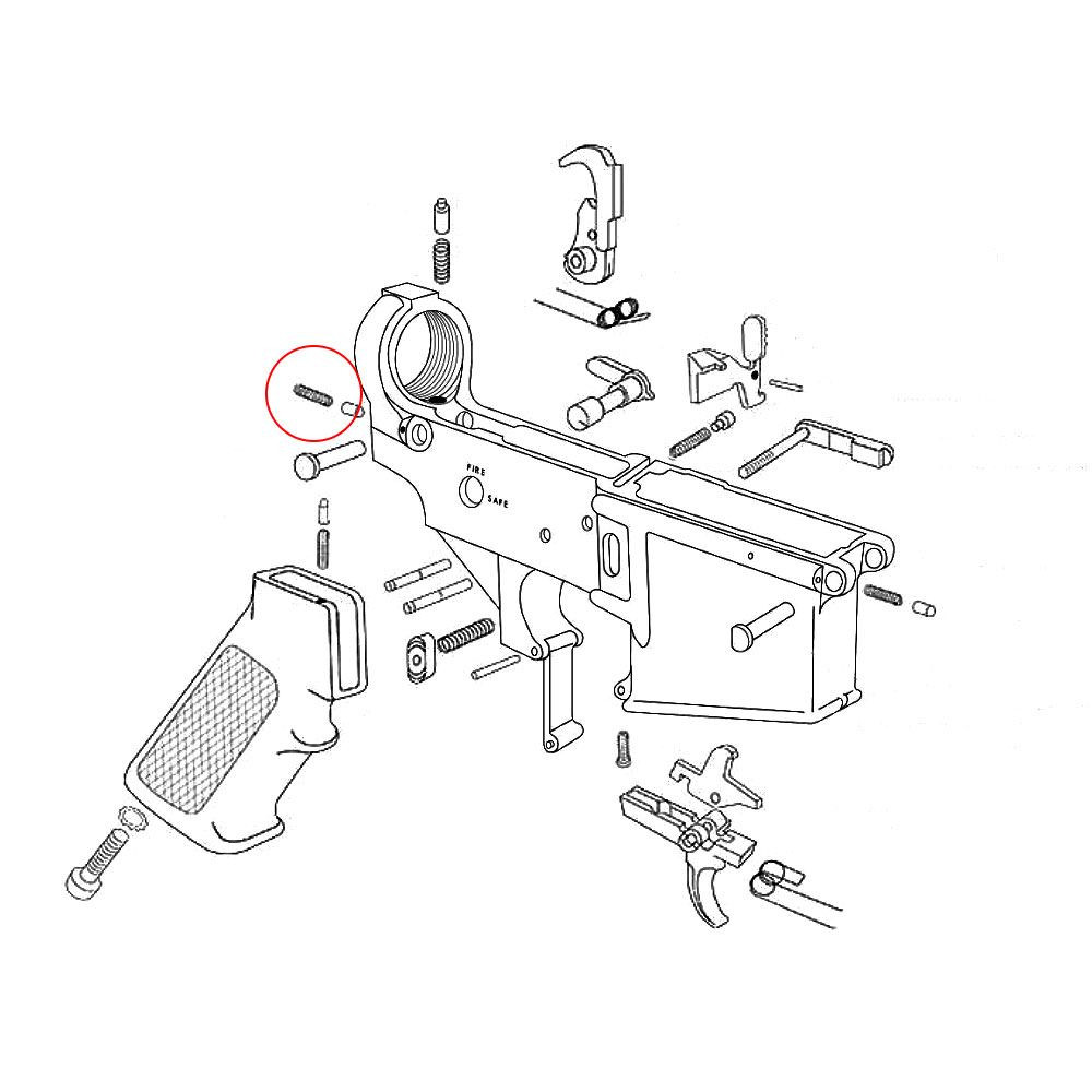 Eemann Tech AR-15 Takedown Detent Spring
Using the following data as context:
Categories: Parts & components, Parts > Springs
Tags: Eemann Tech - Image 2