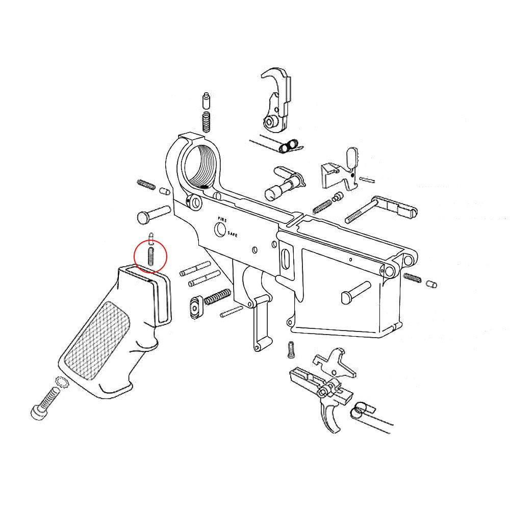 Eemann Tech AR-15 Selector Detent Spring
Using the following data as context:
Categories: Parts & components, Parts > Springs
Tags: Eemann Tech - Image 2