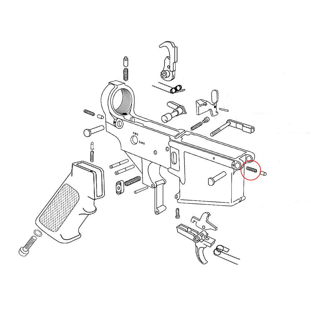 Eemann Tech AR-15 Pivot Detent Spring
Using the following data as context:
Categories: Parts & components, Parts > Springs
Tags: Eemann Tech - Image 2