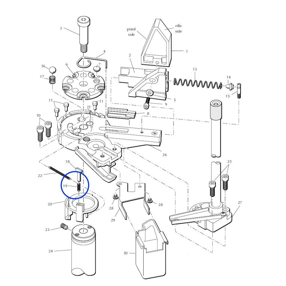 Eemann Tech Pawl Spring 13938 for Dillon XL650/XL750 - Image 3