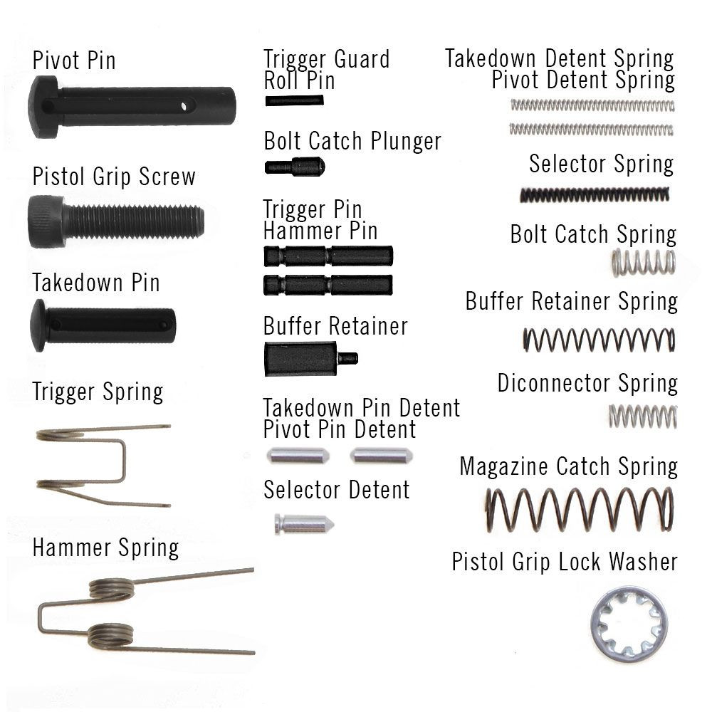Eemann Tech Lower Small Parts Set for AR-15 - Image 2