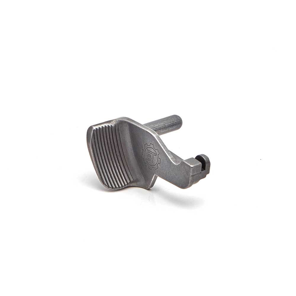 Eemann Tech Slide Stop with Thumb Rest for 1911/2011, Color: Silver