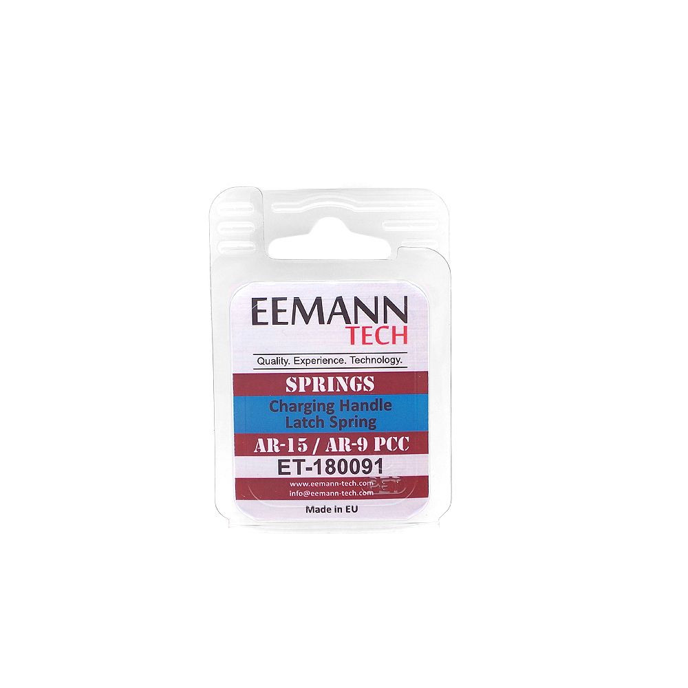 Eemann Tech Charging Handle Latch Spring for AR-15, AR-9
Using the following data as context:
Categories: Parts & components, Parts > Springs
Tags: Eemann Tech - Image 3