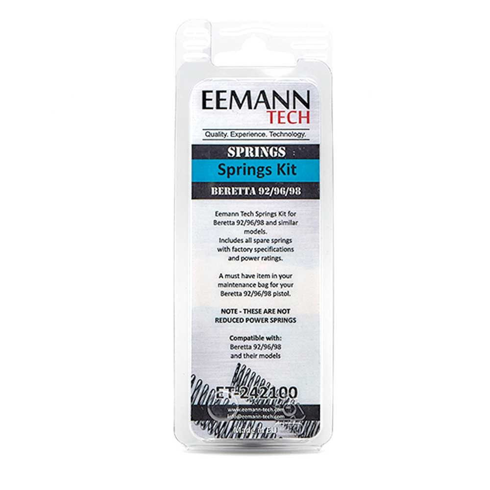 Eemann Tech Springs Kit for Beretta 92/96/98
Using the following data as context:
Categories: Parts & components, Parts > Springs
Tags: Eemann Tech - Image 2