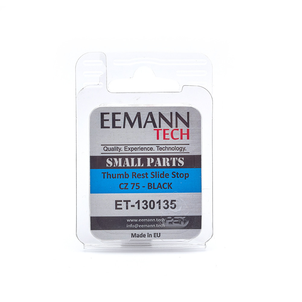 Eemann Tech Thumb Rest Slide Stop for CZ 75 - BLACK - Image 2