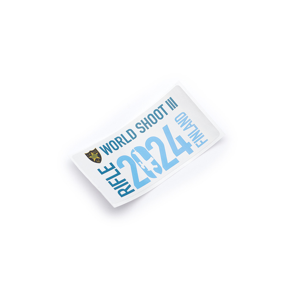 Eemann Tech Rifle WorldShoot 2024 Sticker 70x35mm
