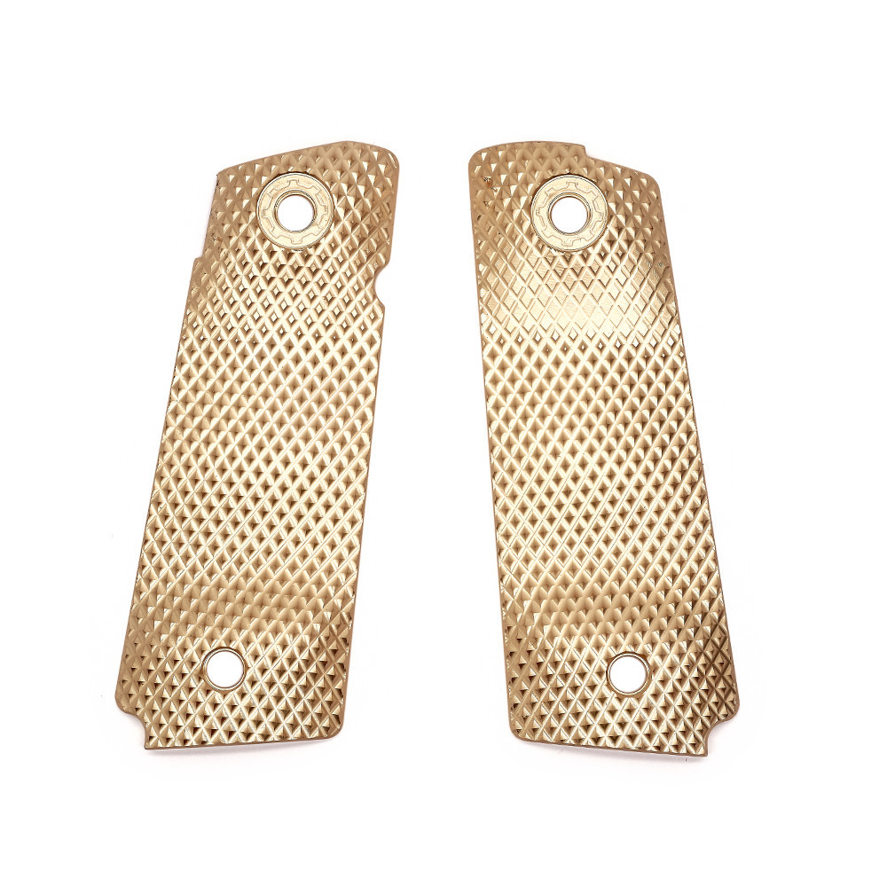 Eemann Tech Ultimate Brass Long Grips for 1911, size: XL