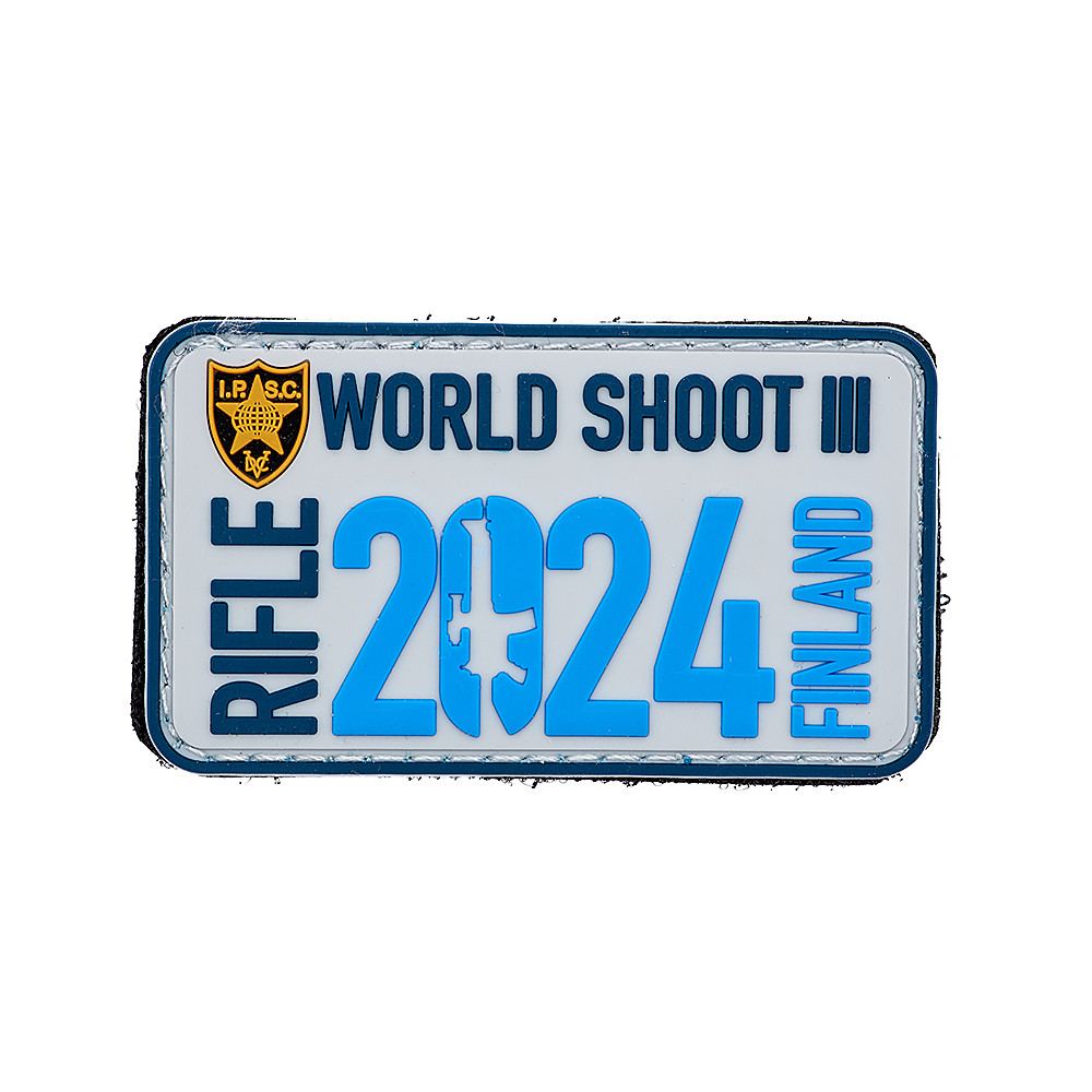 RWS2024 Rifle Worldshoot 2024 Official PVC Patch - 4cm x 7cm - Image 2