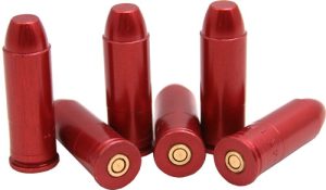 Aluminum 6PK Snap Caps for .45 Long Colt