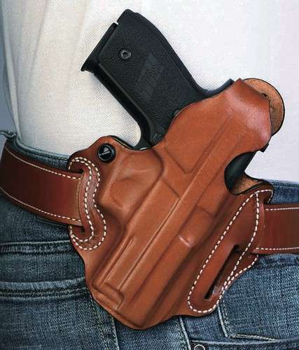 DeSantis Thumb Break Scabbard Tan Leather Holster