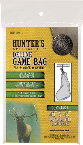 Heavy Duty Reusable Canvas Elk Game Hanging Bag