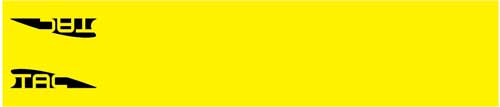 4.675" Yellow Arrow Wraps 13 Pack Archery Accessory