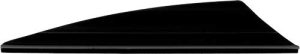 Black 36 Pack Lightweight Archery Vanes for Precision