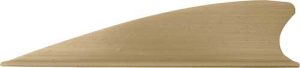Shield Cut Tan Archery Vanes 36 Pack - Premium Quality