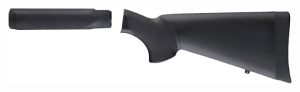 Hogue Stock Mossberg 500 12GA Black Polymer/Rubber