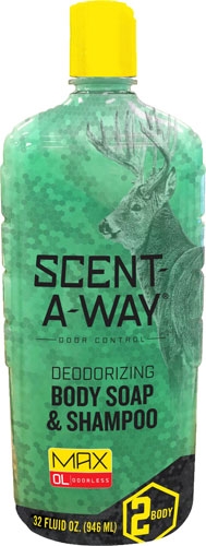 SCENT-A-WAY MAX 32FL OUNCES - HS Body Wash & Shampoo