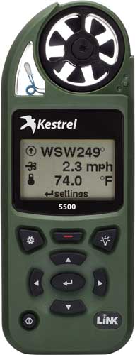 Kestrel 5500 Weather Meter with Link and Vane Mount