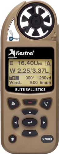 Kestrel 5700X Elite Desert Tan Ballistics Product