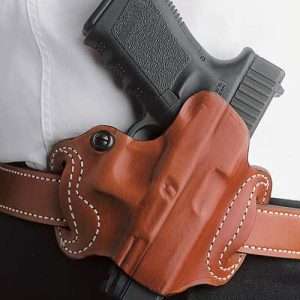 OWB LH Leather Hellcat Tan Holster - Premium Quality