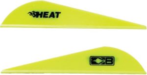 Bohning Heat Vane 2.5" Neon Yellow 36-Pack Archery Accessory