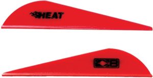 Bohning Heat Vane 2.5" Solid Red 36PK Archery Accessory