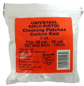 Southern Bloomer Universal Cleaning Patches 2.5"X2.5" 125PK