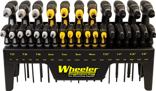 Wheeler 30 Piece Hex Key/Torx P-Handle Set