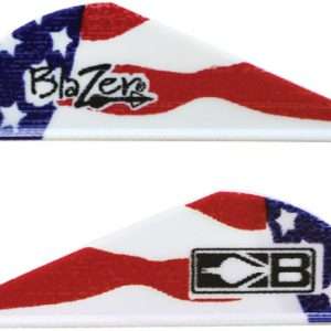 2" American Flag Vanes, 36-Pack - Bohning Blazer