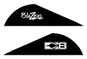 Bohning Blazer Vanes 2" Solid Black 36-Pack