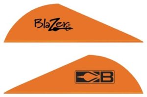 Neon Orange Bohning Blazer Vanes 2" 36-Pack