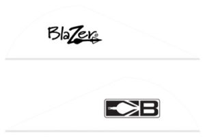 Bohning Blazer Vanes 2" Solid White 36-Pack