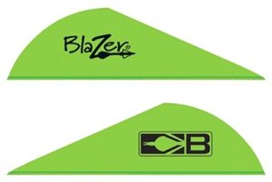 Bohning Blazer Vanes Neon Green 100 Pack
