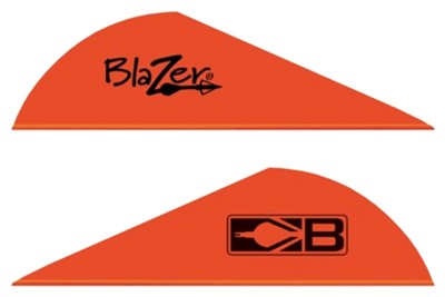 Bohning Blazer Vanes Neon Red 100 Pack