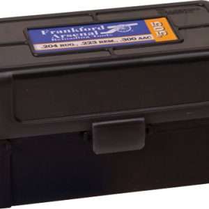 Frankford Arsenal 223 Ammo Box Black/Smoke Hinge Top