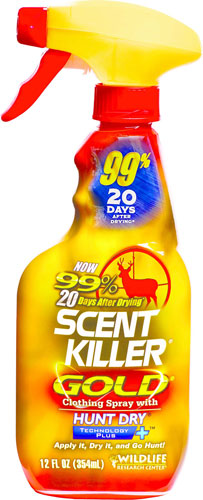 WRC Case Pack 6 Scent Elimination Spray Gold