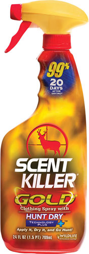 WRC Case Pack of 4 Scent Elimination Spray Gold