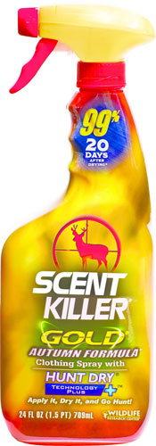WRC Case Pack of 4 Scent Elimination Spray Gold