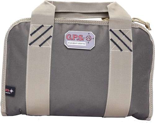 Green/Khaki Nylon GPS Double Pistol Case - Durable, Stylish