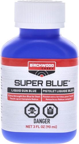 B/C Super Blue Liquid Gun Blue 3 oz. Bottle - Premium Double-Strength Solution
